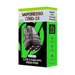 Vaporesso Corex 2.0 5ml (2 pièces/paquet) – Résistances LUXE X Series Mesh 0,6 ohm - 1 unité
