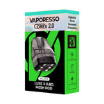 Vaporesso Corex 2.0 5ml (2 pièces/paquet) – Résistances LUXE X Series Mesh 0,6 ohm - 1 unité
