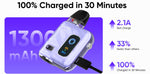 SMOK Alpha Mix Pod System Kit 1300mAh 4ml – Blue - Alpha Mix Kit
