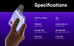 SMOK Alpha Mix Pod System Kit 1300mAh 4ml – Blue - Alpha Mix Kit
