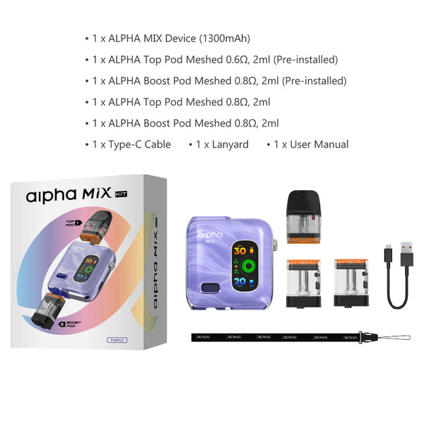 SMOK Alpha Mix Pod System Kit 1300mAh 4ml – SMOK Alpha Mix Pod System Kit 1300mAh 4ml
