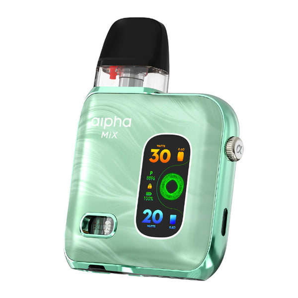 SMOK Alpha Mix Pod System Kit 1300mAh 4ml – Cyan - Alpha Mix Kit
