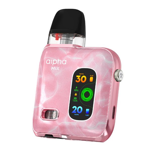 SMOK Alpha Mix Pod System Kit 1300mAh 4ml – Pink - Alpha Mix Kit
