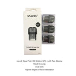 Cartouche SMOK Novo 2 Pod 2ml (3 pièces/paquet) – Novo 2X Meshed 0.9ohm MTL - 1 Paquet
