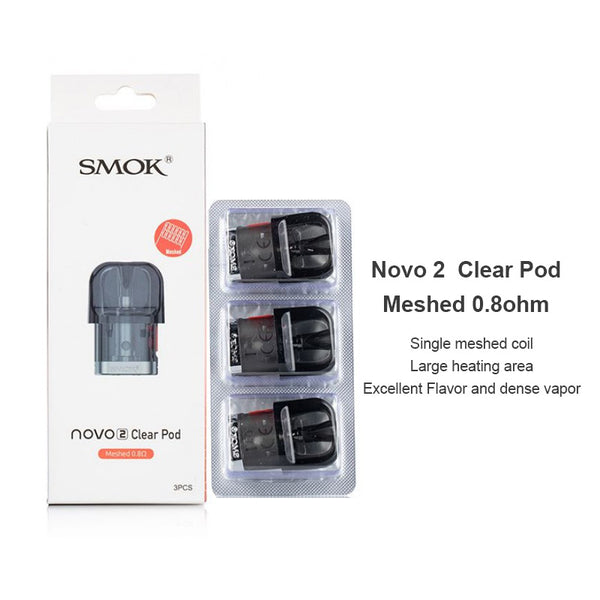 Cartouche SMOK Novo 2 Pod 2ml (3 pièces/paquet) – Cartouche SMOK Novo 2 Pod 2ml (3 pièces/paquet)
