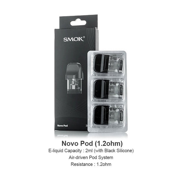 خرطوشة SMOK Novo Pod 3 مل/2 مل (3 قطع/عبوة) – خرطوشة SMOK Novo Pod 3 مل/2 مل (3 قطع/عبوة)
