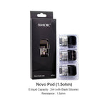 خرطوشة SMOK Novo Pod 3 مل/2 مل (3 قطع/عبوة) – 1.2 أوم - عبوة واحدة
