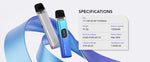 Kit Smok Novo Go Pod System 1350 mAh 2 ml – Bleu Cyan - Kit Novo Go
