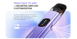 Kit Smok Novo Go Pod System 1350 mAh 2 ml – Bleu Cyan - Kit Novo Go

