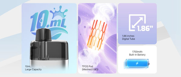 Kit système de dosettes SMOK TFOS 1700mAh 10ml – Kit système de dosettes SMOK TFOS 1700mAh 10ml
