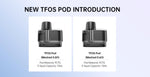Kit système de dosettes SMOK TFOS 1700mAh 10ml – Bleu - Pod TFOS
