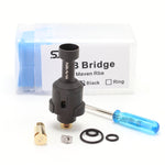 Pont RBA SXK Maven Style pour réservoir Billet / BB / Boro / Vandy Vape Pulse AIO / Cthulhu AIO / Mod Boro – Noir - 1 paquet
