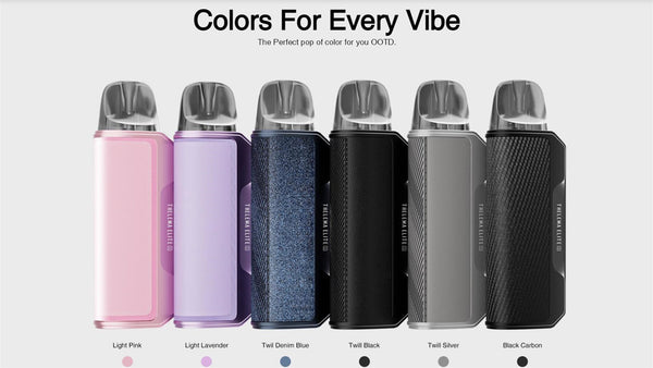 جهاز Lost Vape Thelema Elite S Pod Kit بسعة 1400 مللي أمبير وسعة 3 مل (بحد أقصى 40 واط) – جهاز Lost Vape Thelema Elite S Pod Kit بسعة 1400 مللي أمبير وسعة 3 مل (بحد أقصى 40 واط)
