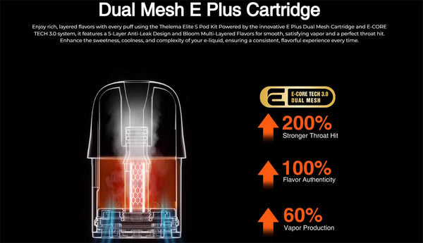 جهاز Lost Vape Thelema Elite S Pod Kit بسعة 1400 مللي أمبير وسعة 3 مل (بحد أقصى 40 واط) – جهاز Lost Vape Thelema Elite S Pod Kit بسعة 1400 مللي أمبير وسعة 3 مل (بحد أقصى 40 واط)
