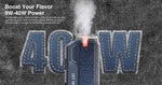 جهاز Lost Vape Thelema Elite S Pod Kit بسعة 1400 مللي أمبير وسعة 3 مل (بحد أقصى 40 واط) – قماش تويل أسود - كبسولة ثيليما إيليت إس
