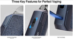 جهاز Lost Vape Thelema Elite S Pod Kit بسعة 1400 مللي أمبير وسعة 3 مل (بحد أقصى 40 واط) – قماش تويل أسود - كبسولة ثيليما إيليت إس
