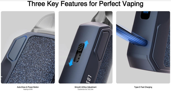 جهاز Lost Vape Thelema Elite S Pod Kit بسعة 1400 مللي أمبير وسعة 3 مل (بحد أقصى 40 واط) – جهاز Lost Vape Thelema Elite S Pod Kit بسعة 1400 مللي أمبير وسعة 3 مل (بحد أقصى 40 واط)
