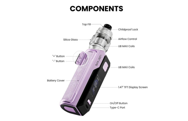 Lost Vape Thelema Solo 100 Pro Mod Kit with Centaurus Sub Ohm V2 Tank 5ml – Lost Vape Thelema Solo 100 Pro Mod Kit with Centaurus Sub Ohm V2 Tank 5ml
