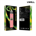 طقم نظام Uwell Caliburn G4 Pod بسعة 1300 مللي أمبير وسعة 3 مل (بحد أقصى 35 واط) – طقم بود كاليبورن جي 4 بلون الشفق الفضي
