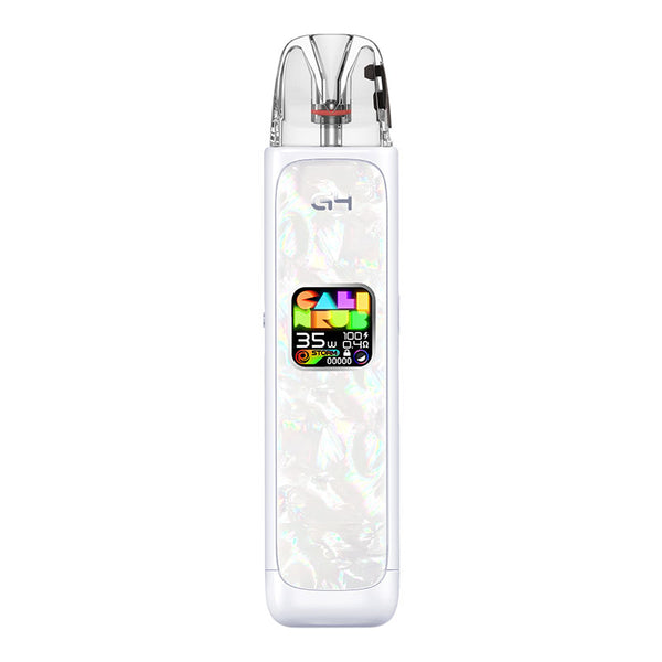 طقم نظام Uwell Caliburn G4 Pod بسعة 1300 مللي أمبير وسعة 3 مل (بحد أقصى 35 واط) – لون أبيض صدفي - طقم بود كاليبورن جي 4
