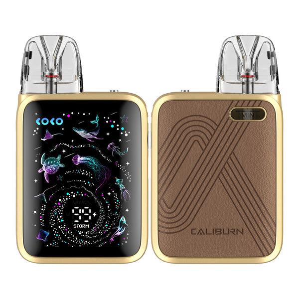 Kit système de pods Uwell Caliburn G5 KOKO 1600 mAh 3 ml (Max 35 W) – Brun doré - Kit Caliburn G5 KOKO
