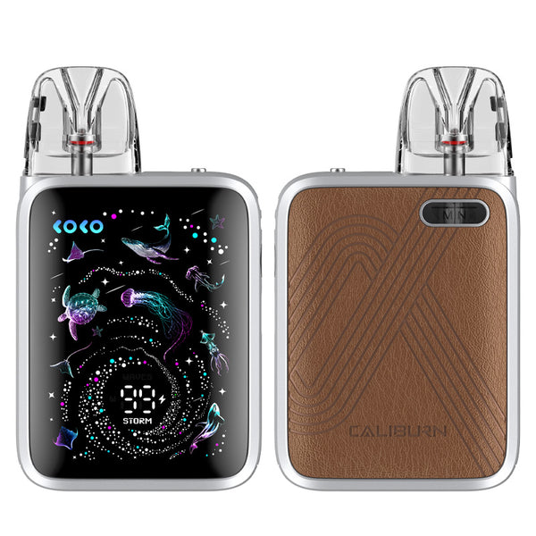 Kit système de pods Uwell Caliburn G5 KOKO 1600 mAh 3 ml (Max 35 W) – Mocha Silver - Kit Caliburn G5 KOKO
