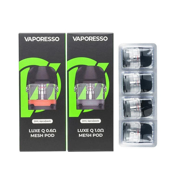 خرطوشة Vaporesso LUXE Q Pod سعة 2 مل / 3 مل (4 قطع/عبوة) – خرطوشة Vaporesso LUXE Q Pod سعة 2 مل / 3 مل (4 قطع/عبوة)
