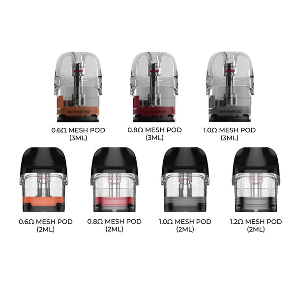 خرطوشة Vaporesso LUXE Q Pod سعة 2 مل / 3 مل (4 قطع/عبوة) – خرطوشة Vaporesso LUXE Q Pod سعة 2 مل / 3 مل (4 قطع/عبوة)
