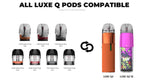 Kit Vaporesso LUXE Q2 Pod System 1000mAh 3ml (PROMOTION) – Noir - Kit LUXE Q2
