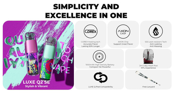 Kit Vaporesso LUXE Q2 Pod System 1000mAh 3ml (PROMOTION) – Kit Vaporesso LUXE Q2 Pod System 1000mAh 3ml (PROMOTION)
