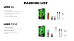 Kit Vaporesso LUXE Q2 Pod System 1000mAh 3ml (PROMOTION) – Noir - Kit LUXE Q2
