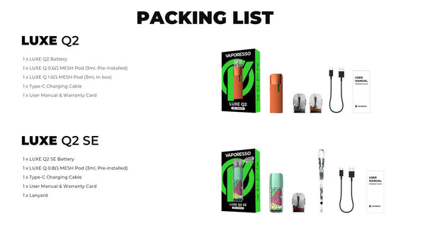 Kit Vaporesso LUXE Q2 Pod System 1000mAh 3ml (PROMOTION) – Kit Vaporesso LUXE Q2 Pod System 1000mAh 3ml (PROMOTION)

