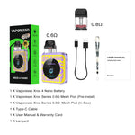 مجموعة نظام Vaporesso XROS 4 Nano Pod بسعة 1350 مللي أمبير/ساعة وسعة 3 مل (معروضة للبيع) – أكوامارين - مجموعة إكس روس 4 نانو
