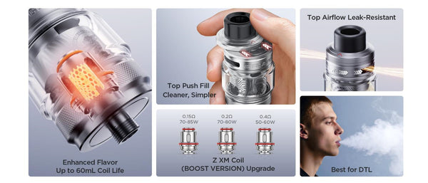 Réservoir Geekvape Z Sub Ohm 5 Réservoir 5,5 ml (29 mm) – Réservoir Geekvape Z Sub Ohm 5 Réservoir 5,5 ml (29 mm)
